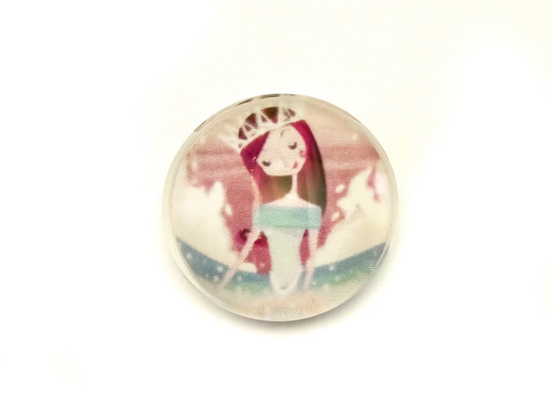 Cabochon sticla, 25 mm (cod 21-51)