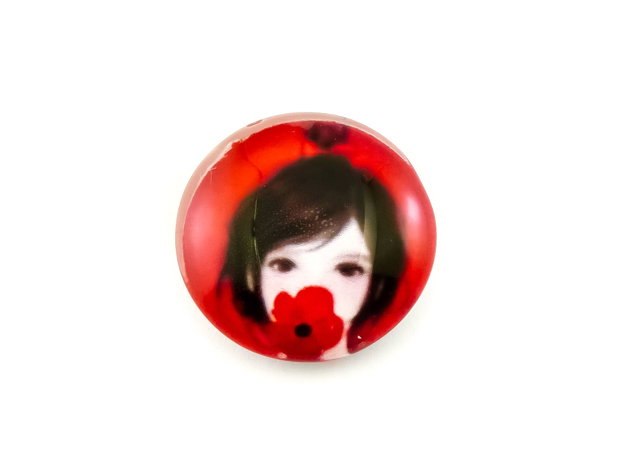 Cabochon sticla, 25 mm (cod 21-52)