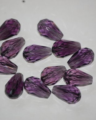 LMS121 - margele sticla lacrima 12 mm