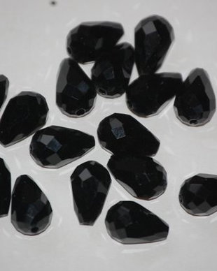 LMS122 - margele sticla lacrima 12 mm