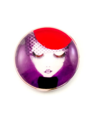 Cabochon sticla, 25 mm (cod 21-53)