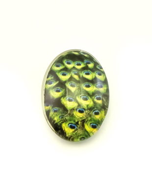 Cabochon sticla oval, 18x13x6 mm (cod 21-59)