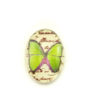 Cabochon sticla oval, 18x13x6 mm (cod 21-60)
