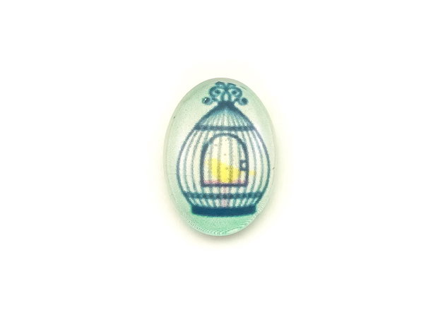 Cabochon sticla oval, 18x13x6 mm (cod 21-62)