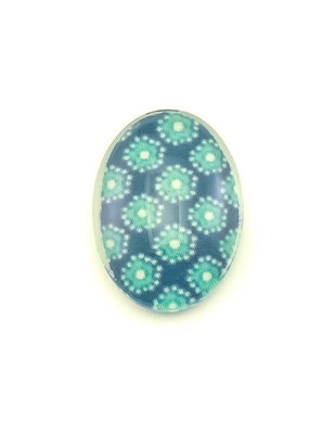 Cabochon sticla oval, 18x13x6 mm (cod 21-63)