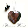 PRECIOUS HEART -SET&amp;LANT ARGINT 925