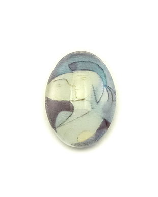 Cabochon sticla oval, 18x13x6 mm (cod 21-64)