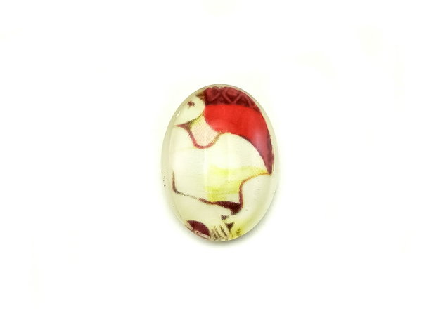 Cabochon sticla oval, 18x13x6 mm (cod 21-66)