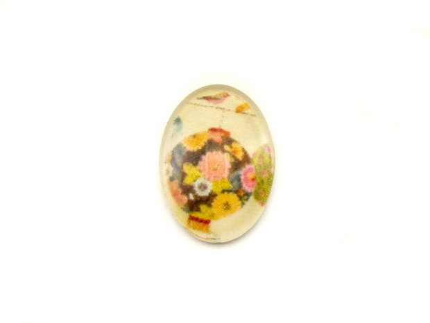 Cabochon sticla oval, 18x13x6 mm (cod 21-67)