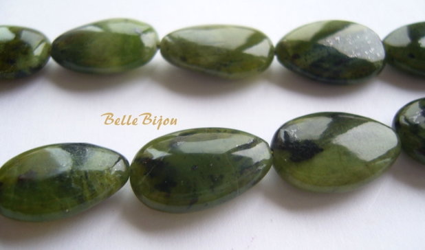Briolete din jad canadian aprox 5x12x17-18 mm