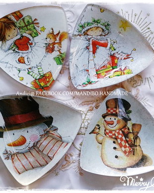 La comanda - Farfurii decorative cu motiv de sarbatori
