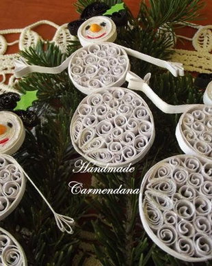 Ornament fulg quilling