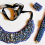 "Set gri/indigo"