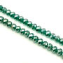 Cristale de sticla, rondele fatetate, 6x4 mm (cod 19-148)