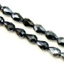 Margele de sticla, lacrimi fatetate, 12x8 mm (cod 19-152)