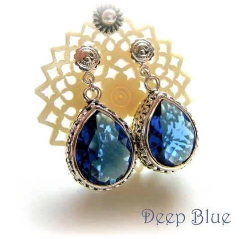 925 sterling silver DEEP BLUE