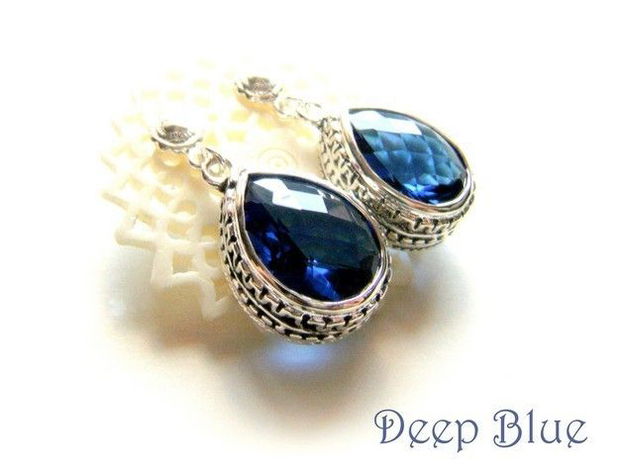 925 sterling silver DEEP BLUE