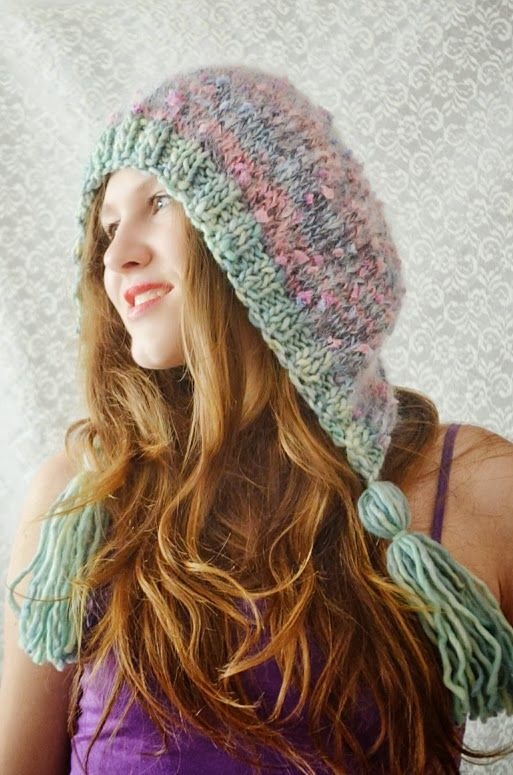 Caciula tricotata-crosetata Winter Smile