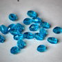 LMS107 - margele sticla albastre 10x8 mm