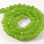 2962 10buc Agate fatetate verde crud