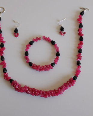 SET- RADACINA DE RUBIN SI AGATA NEAGRA - VANDUT