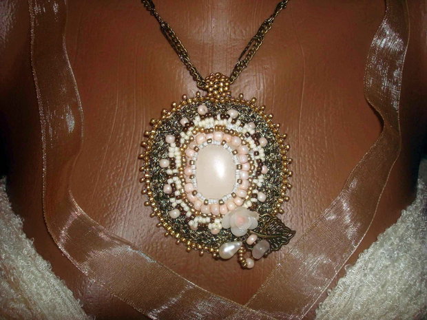 set bronz antic / pandantiv statement si inel, splendide/reducere 25%, 40 lei