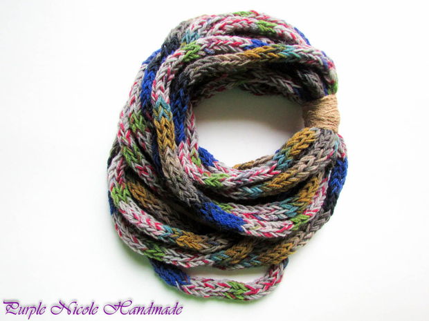 Neckwarmer circular tuburi Picatele