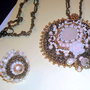 set bronz antic / pandantiv statement si inel, splendide