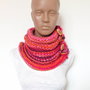 Neckwarmer - guler cu nasturi Tuburi Colorate