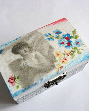 cutie lemn decorata 21081