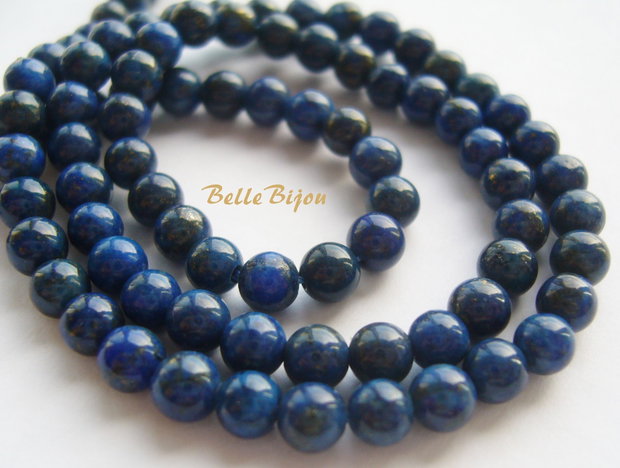 Lapis lazuli grad A aprox 4 mm
