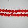LMS607 - margele sticla rosii biconice 6 mm