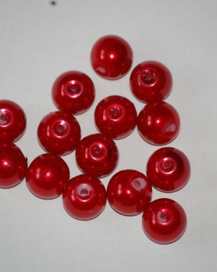 LPE812 - perle rosii 8 mm