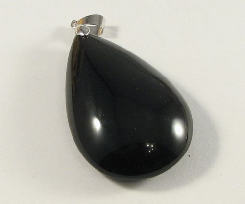 2976 Pandantiv obsidian 45x28x12mm