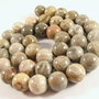 2979 - 2buc Coral fosilizat sfere 10mm