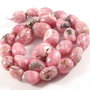 2985.1 - (2buc) Rhodocrosit natural, nugget, roz gri, cca.14-15x9-11mm