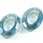 3010 - 2 buc Pandantiv din sticla fatetata 33x24x8