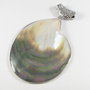 3017 - Pandantiv sidef scoica naturala 110x73mm