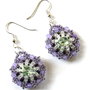Cercei cristale swarovski si agat