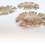 1b element decorativ filigranat argintiu inchis 40mm