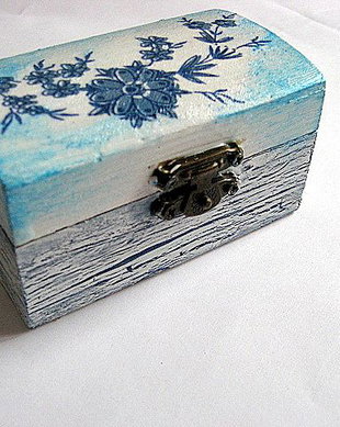 cutie lemn decorata 21084