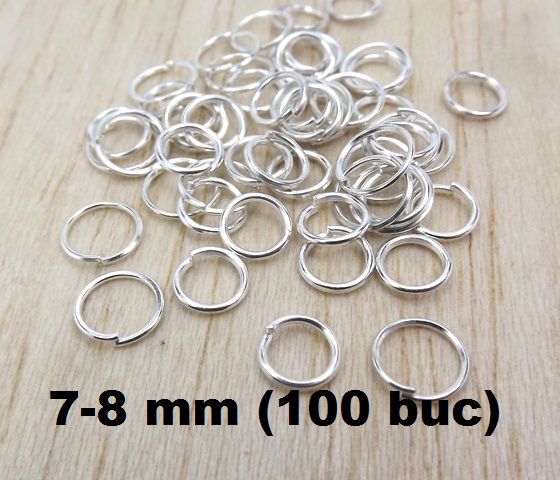 Zale, 100 buc, mix 7-8 mm