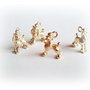 1b charm 3D aurit catelus 17x14mm (GPLAK 87)
