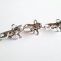 1b charm 3D placat argint '' leu ''  21x14mm