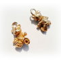 1b charm  3D aurit '' ursulet ''  17x10mm