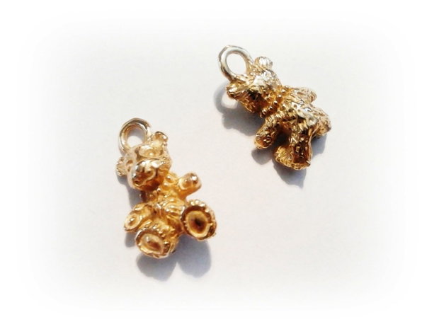 1b charm 3D aurit '' ursulet '' 17x10mm