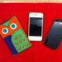 Husa protectie telefon, modelul bufnita