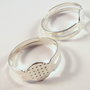 3082 - 5 buc Baza inel reglabil platou 8mm