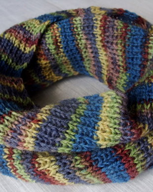 Fular circular tricotat unisex