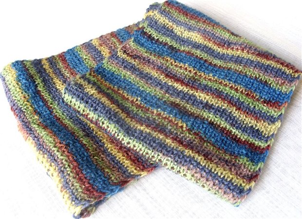 Fular circular tricotat unisex